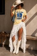 De La Mer Sardine Graphic Tee – Butter Yellow