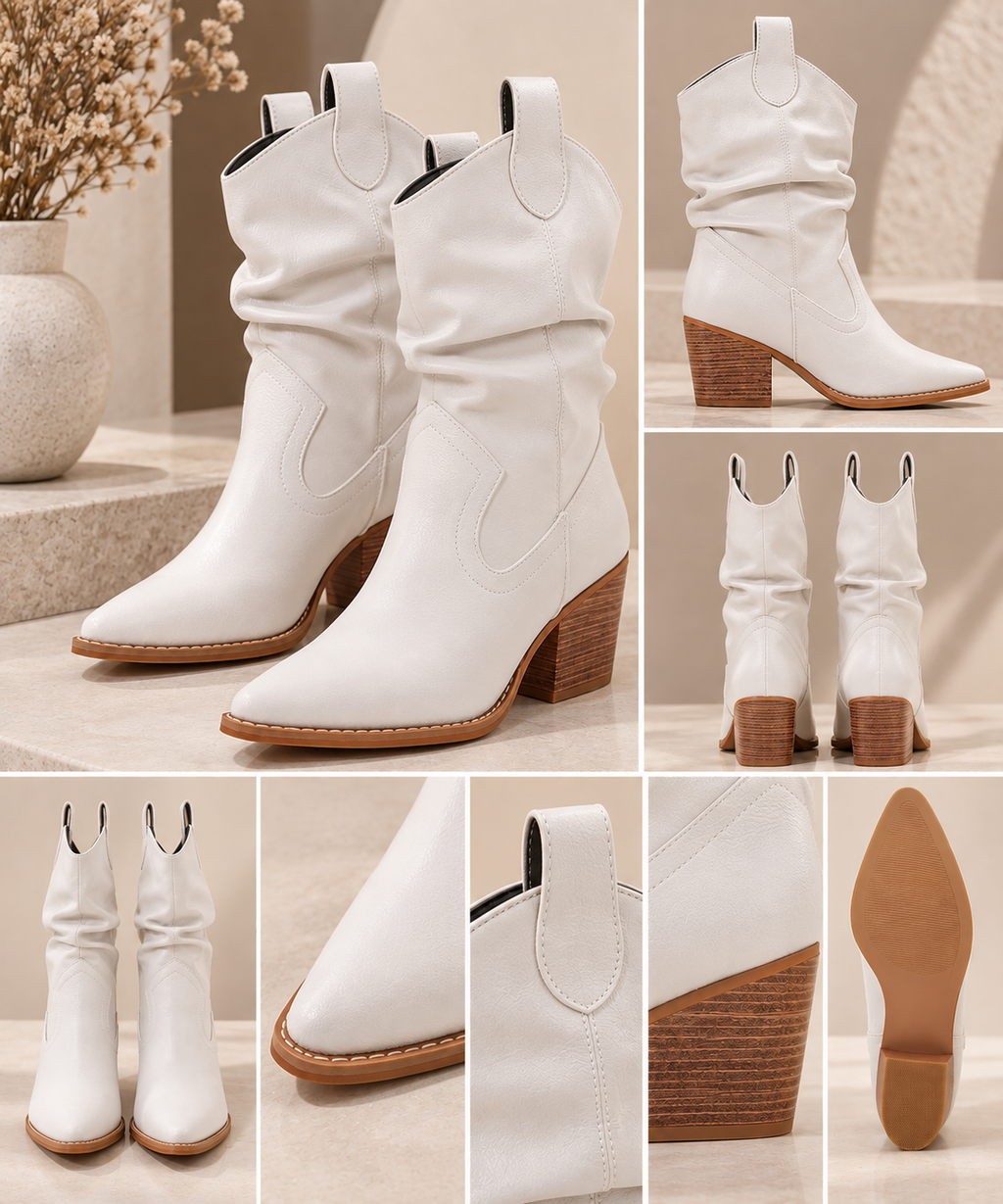 Western Slouch Cowboy Boots