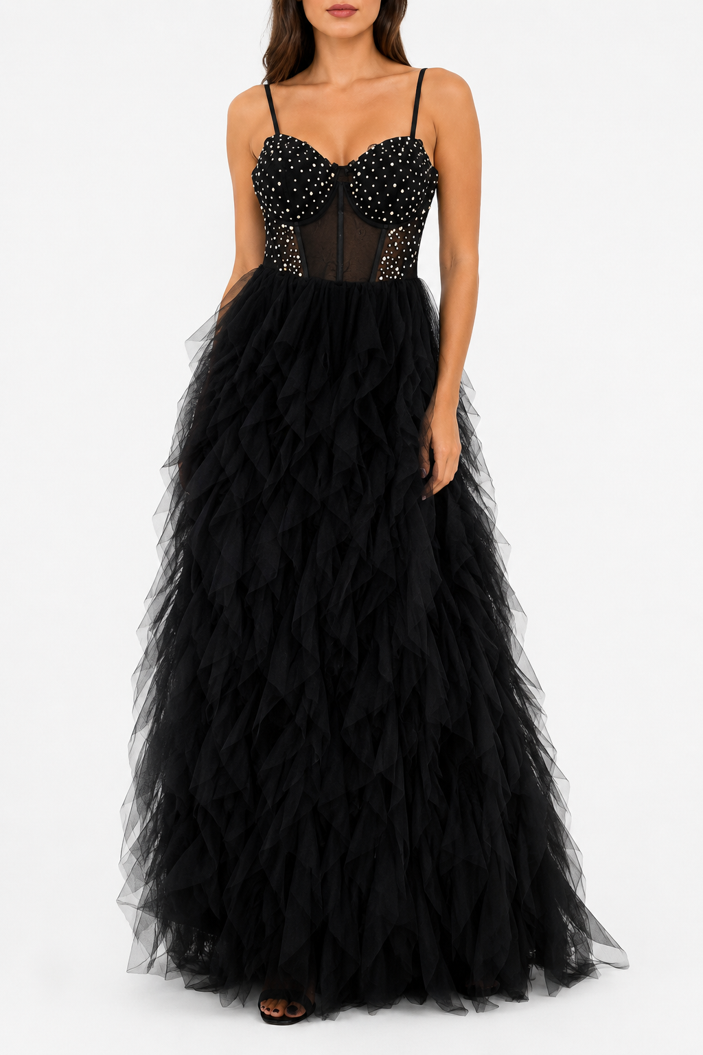 Midnight Tulle Gown