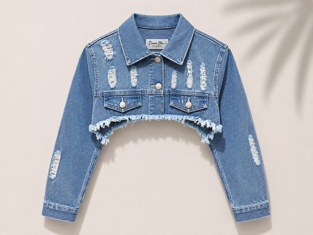 Skyline Distressed Denim Jacket