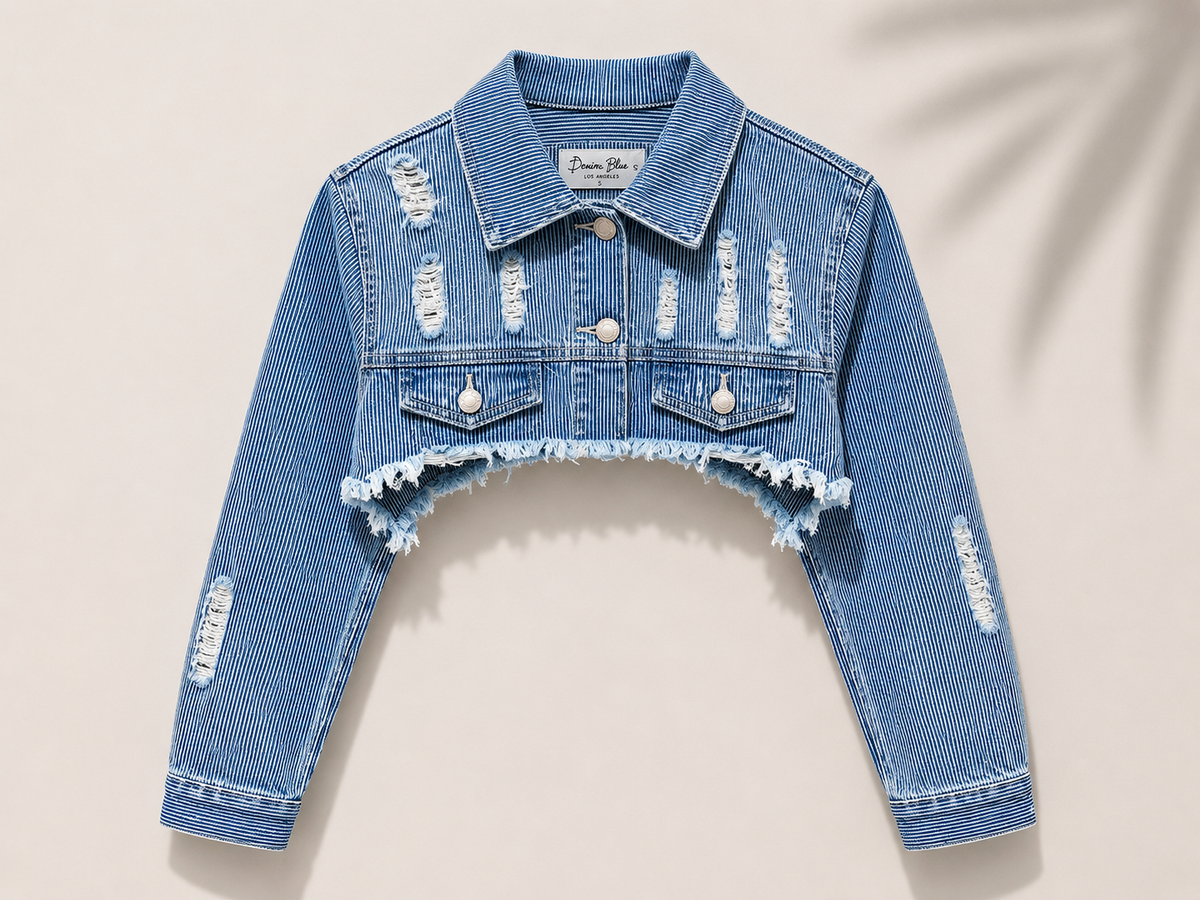 Skyline Distressed Denim Jacket