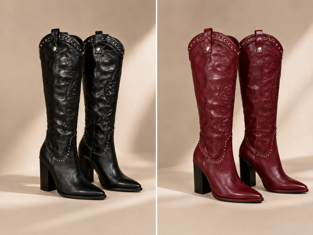 Western Luxe Studded Boots