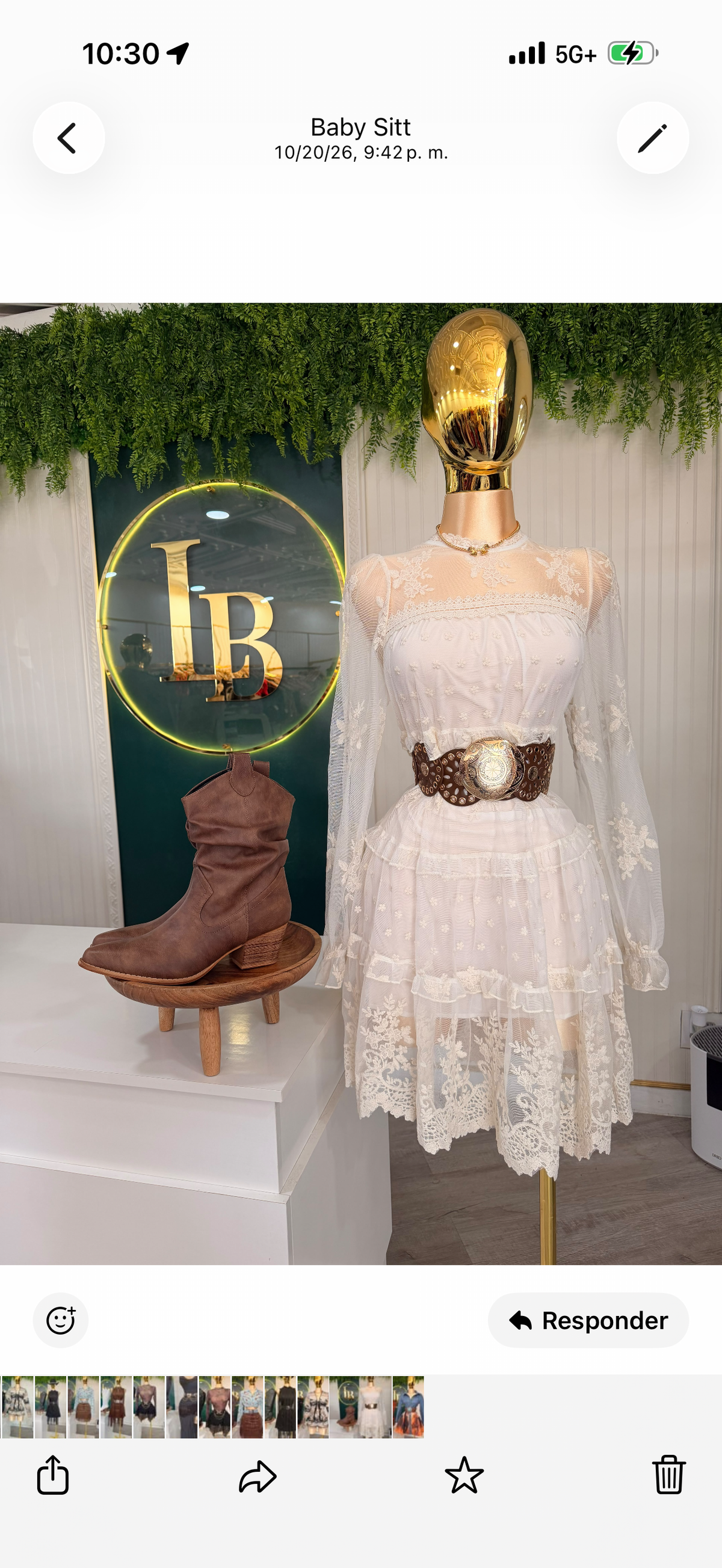Boho Embroidered Tiered Lace Dress