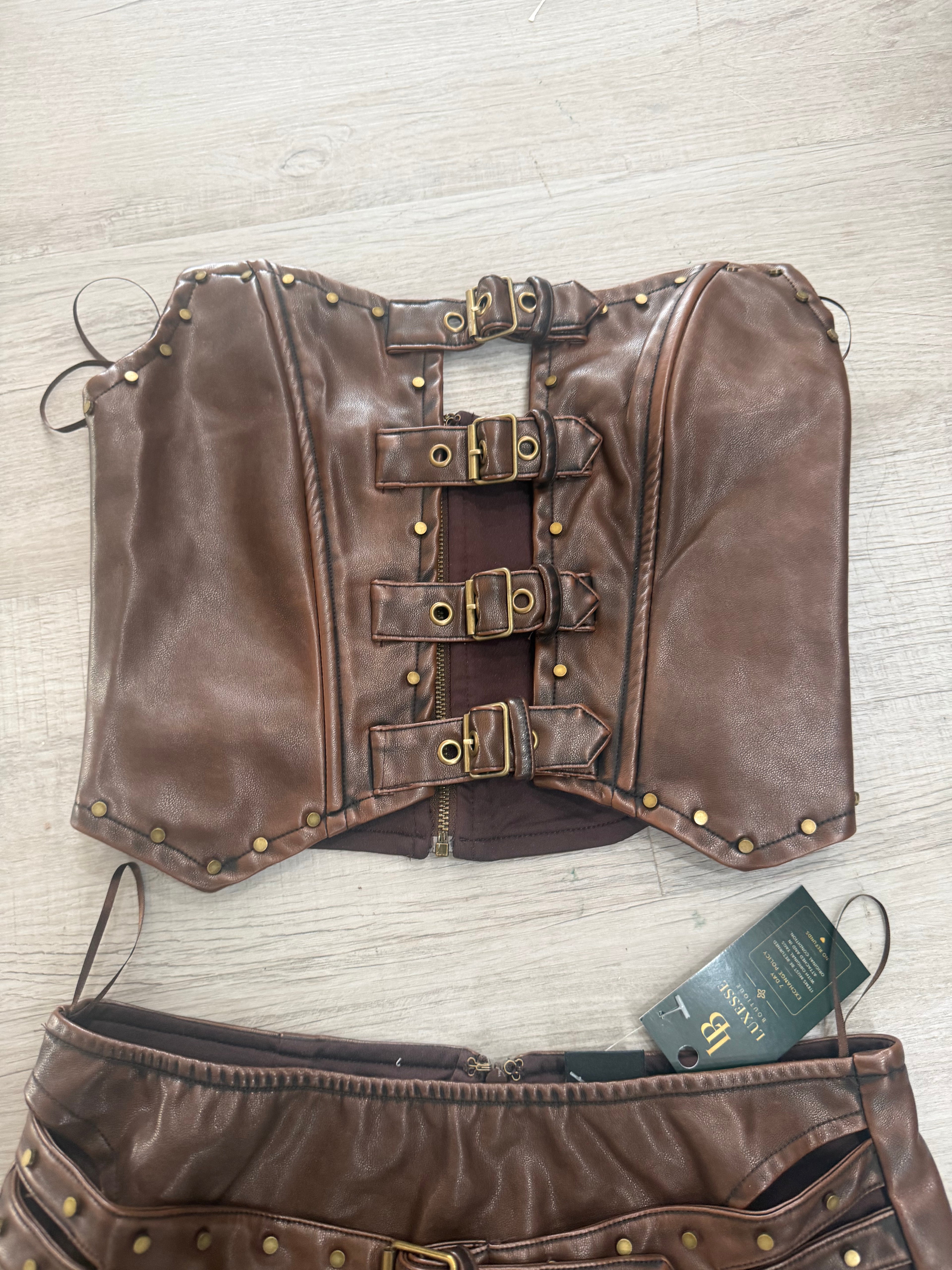 Corset Top Vintage Buckle