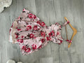 Blush Rose Floral Fit & Flare Mini Dress