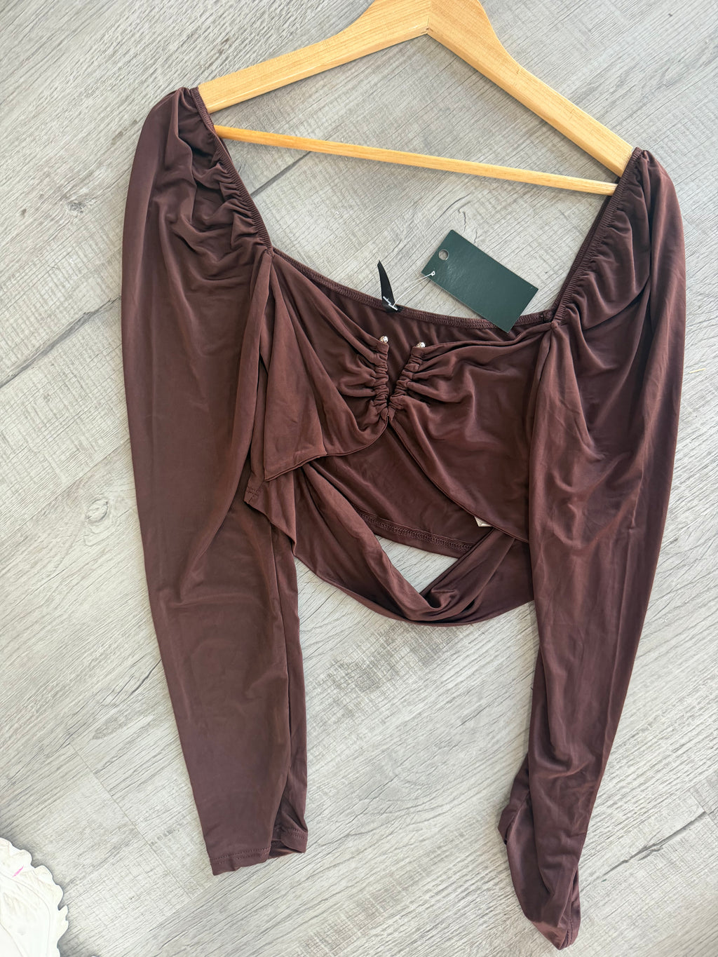 Twisted Cutout Crop Top