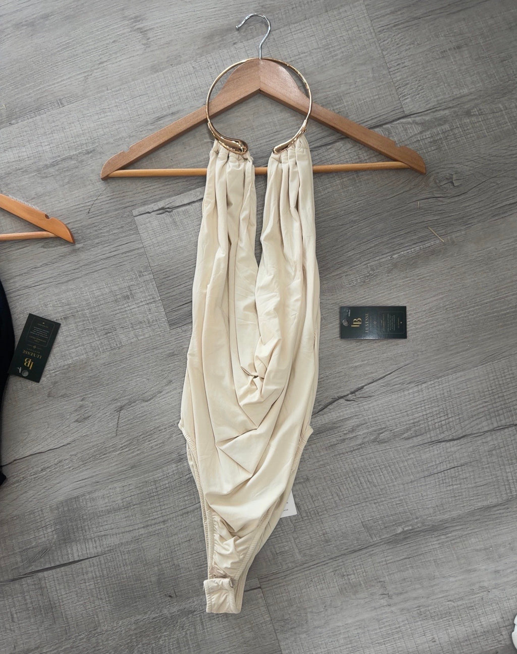 Golden Ring Halter Bodysuit