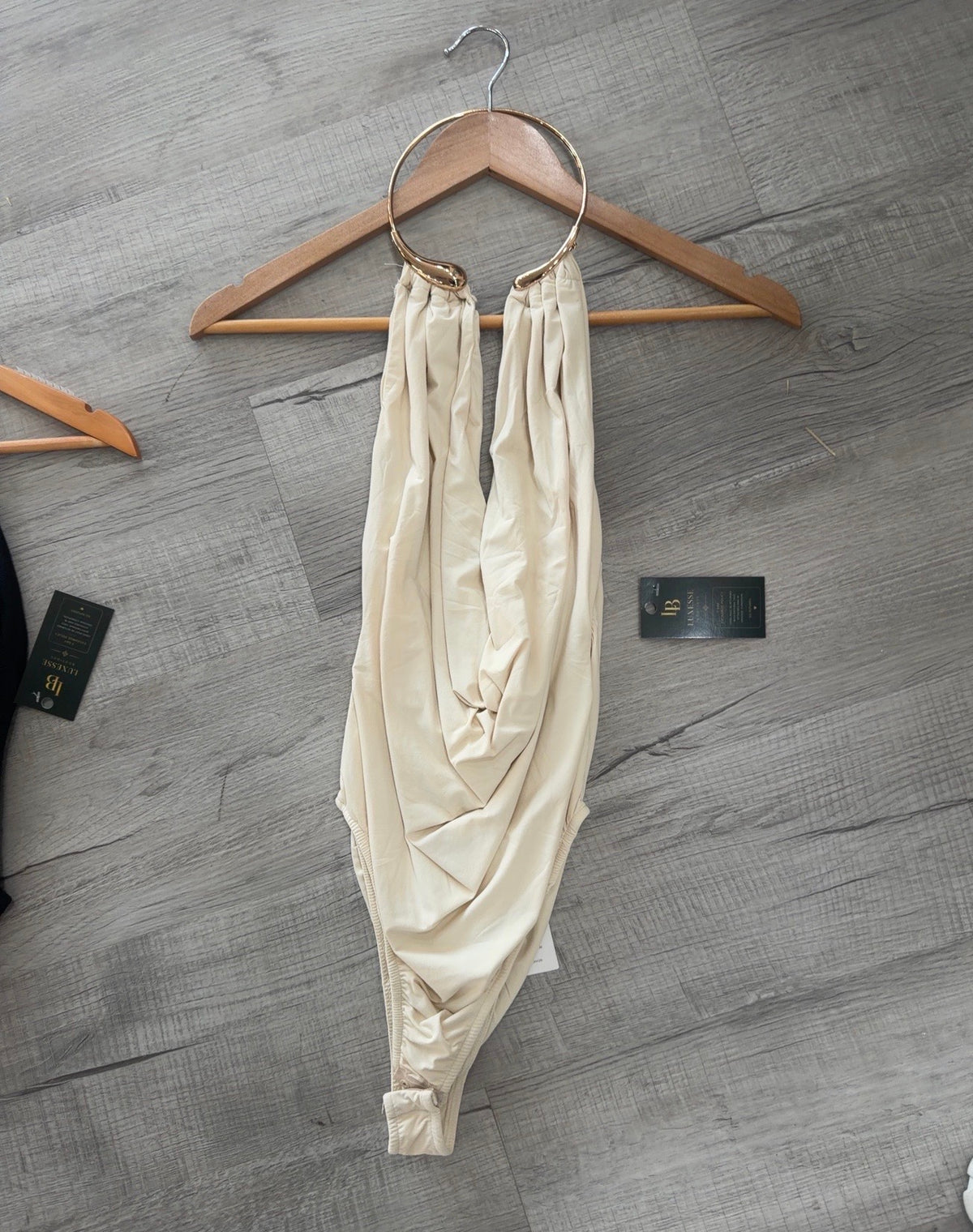 Golden Ring Halter Bodysuit