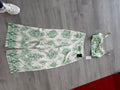 Sage Medallion Halter Top & Palazzo Pants Set